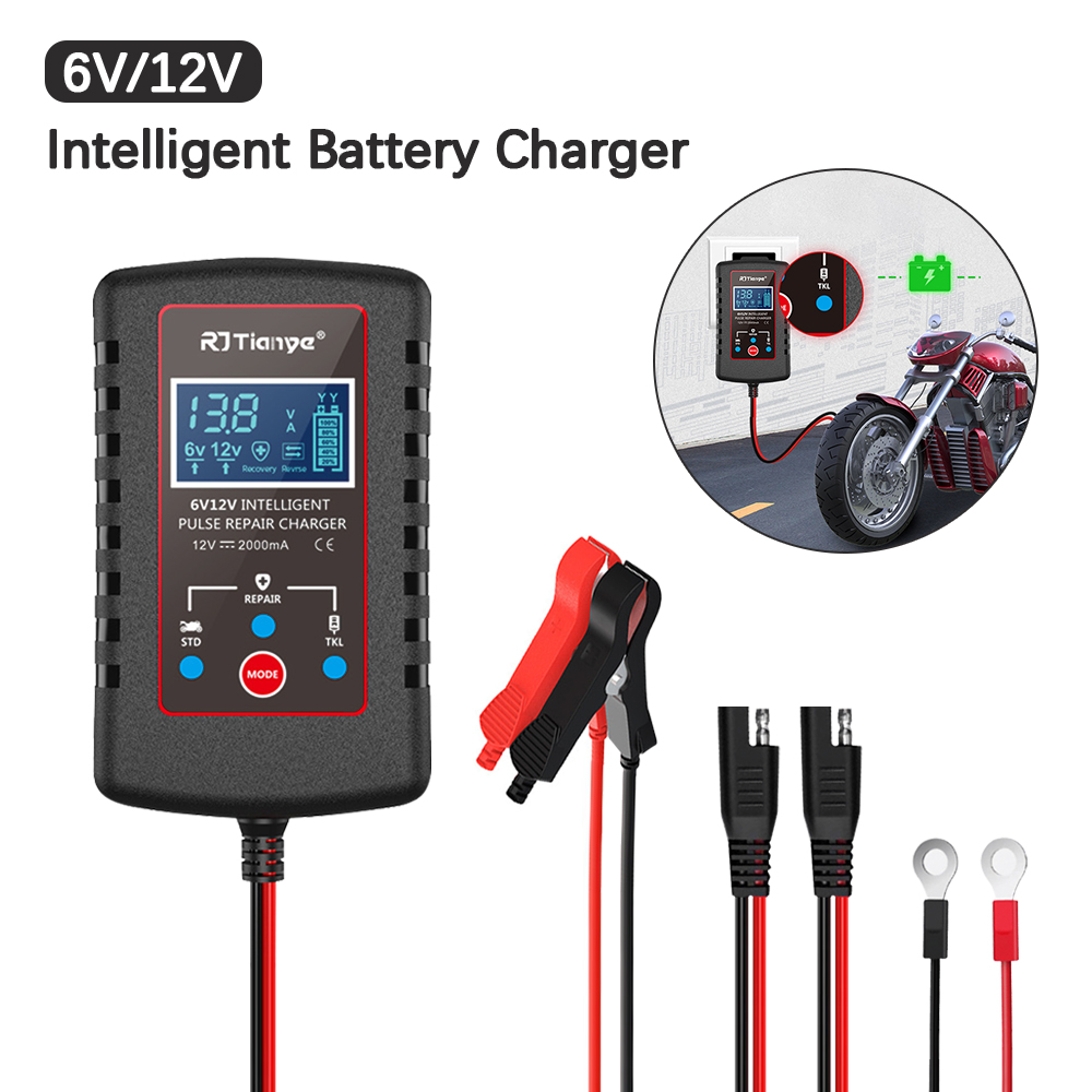 Car Charger - Inteligentna ładowarka akumulatorów do motocykli, kosiarek,