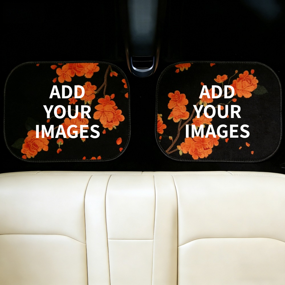 Car Floor Mat - 1 Zestaw/2 Zestawy Personalizowanych Dywaników Samochodowych