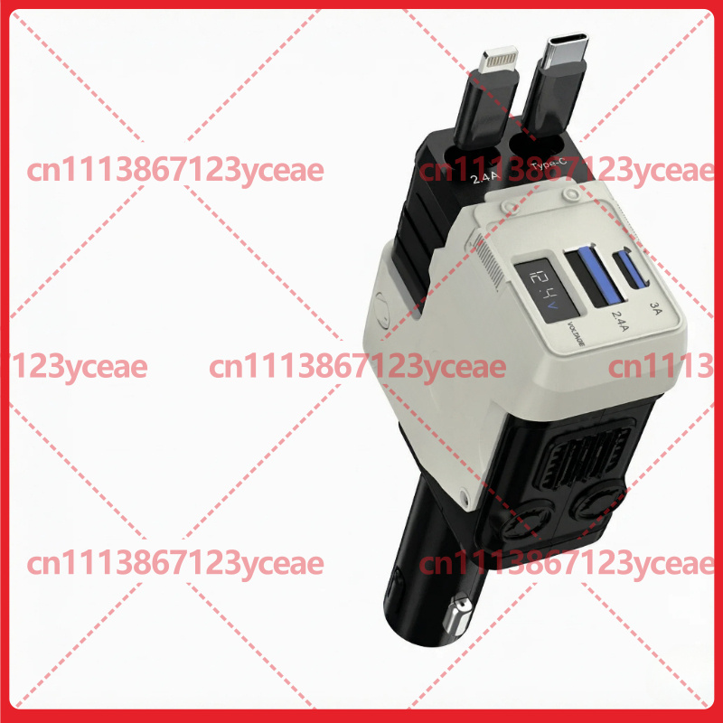 Car Charger - Ładowarka samochodowa Mecha Car Charger 120W,