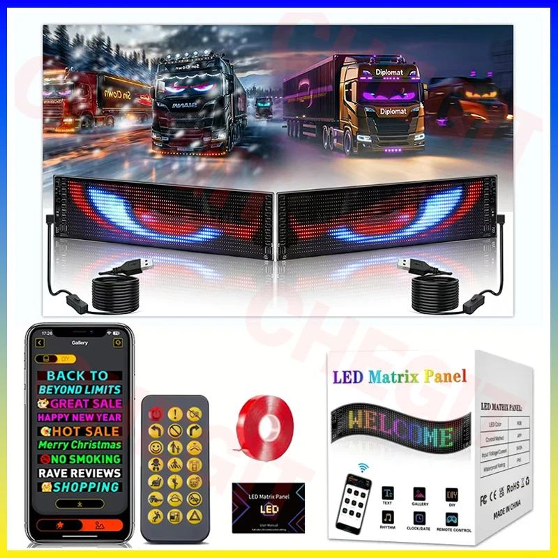 Wyświetlacz LED do samochodu,  – Car Led Light recenzja i cena