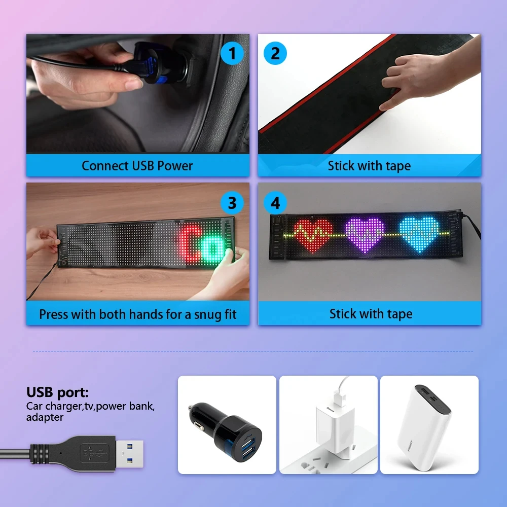 Panel LED DIY Matrix Pixel, wy – Car Led Light recenzja i cena