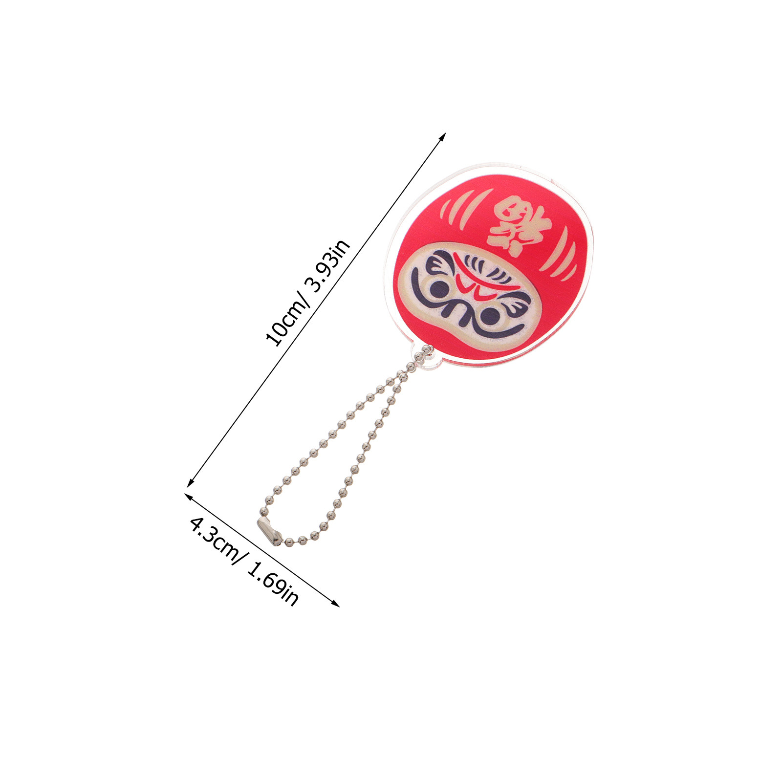 2 sztuki breloczków Daruma, ja – Car Accessories Japanese recenzja i cena